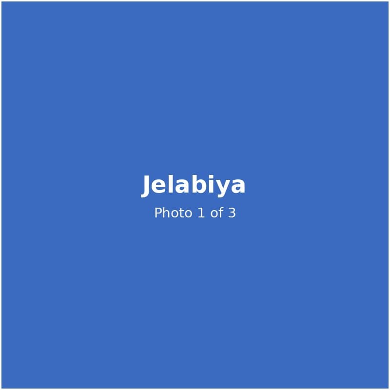 Jelabiya — blue & gold