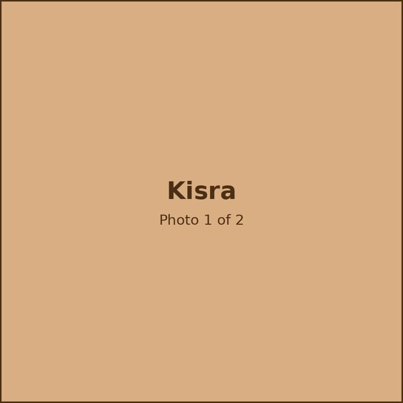 Kisra bread with lamb stew